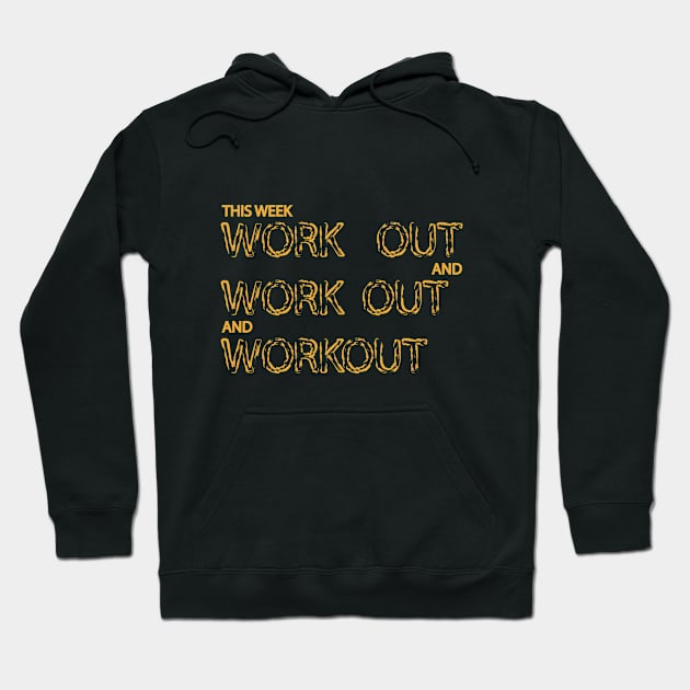 Workout Gym Yoga Hoodie by Koirie Design Gallery